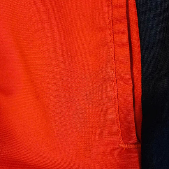 Adidas Boy's Sweatshirt Full Zip Orange Navy Toddler Size 3T - Picture 6 of 6